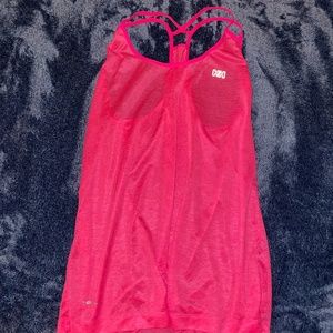 Hot Pink Athletic Tank Top